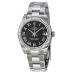 rolex-datejust-lady-31-black-dial-stainless-steel-rolex-oyster-automatic-watch-178274bkro