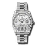 rolex-day-date-mother-of-pearl-dial-platinum-president-automatic-ladies-watch-118346mdp