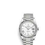 rolex-daydate-40-white-dial-automatic-mens-18kt-white-gold-president-watch-228239wrp