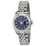 rolex-lady-datejust-26-blue-dial-stainless-steel-rolex-jubilee-automatic-watch-179160blsj