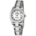 rolex-lady-datejust-26-white-dial-stainless-steel-rolex-oyster-automatic-watch-179174wro