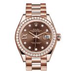 rolex-lady-datejust-chocolate-diamond-dial-18k-everose-gold-automatic-watch-279135chdp